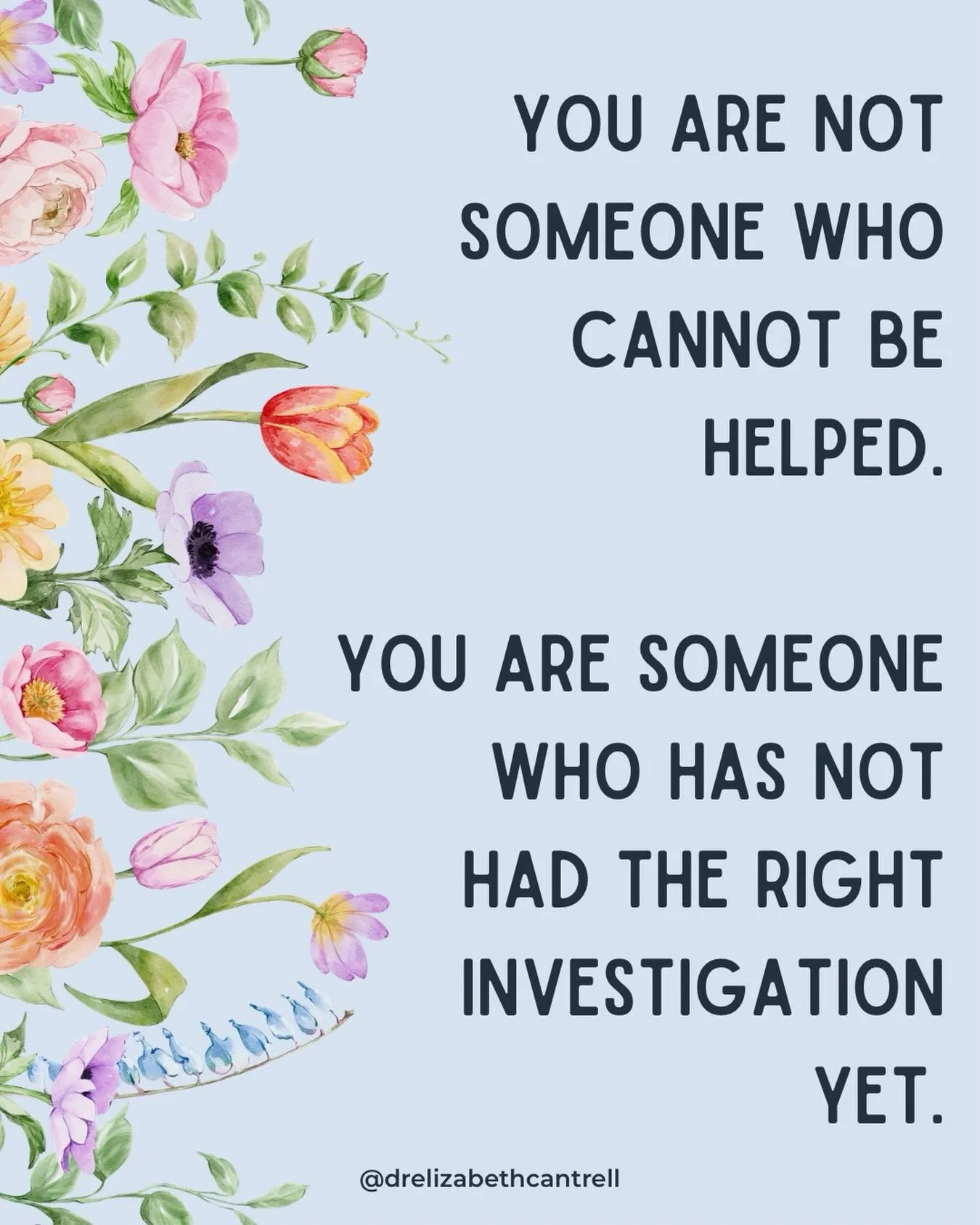 📣I want to say something to the person who has tried a lot of things and is quietly beginning to wonder if they are just a difficult case.

❌You are not a difficult case.
✅You are a person with a complex picture that has not been mapped yet.

There 
