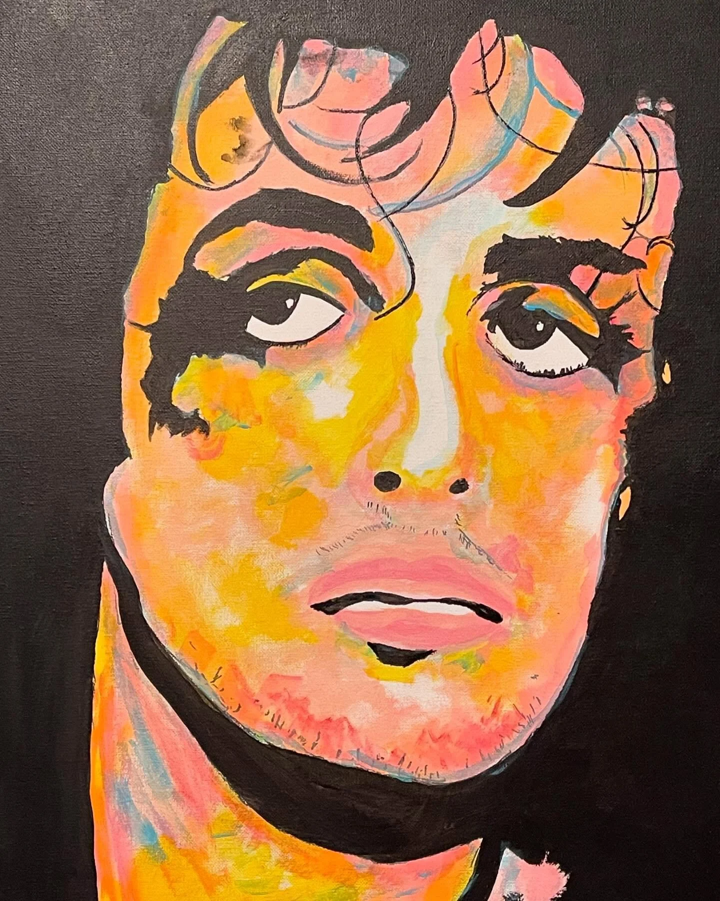 A new piece showcasing the classic Hollywood icon and inspirational Rocky Balboa.  While he is beaten and bruised he never gives up and puts his all into it. Comment below your favorite fight of the film series. DM if you are interested in purchasing