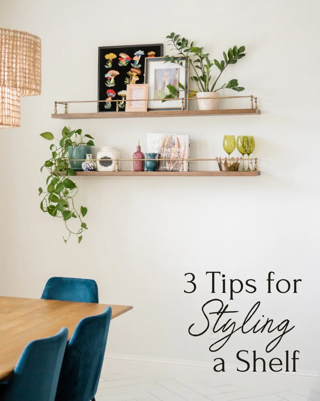 Styled shelves are one of my love languages &mdash; a little art, a little balance, a little rule-breaking, and a whole lot of personality.
⁠⁠
💬 What&rsquo;s one thing you always have on display in your home?

🏷️ #DallasInteriorDesigner #DFWInterio