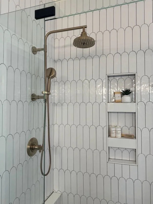 Behind every beautiful reveal is a whole lot of behind-the-scenes.

From demo days to decision-making, this bathroom remodel was built step by step &mdash; and every detail mattered.

Because good design doesn&rsquo;t just happen.

🏷️ #StyledByRaini