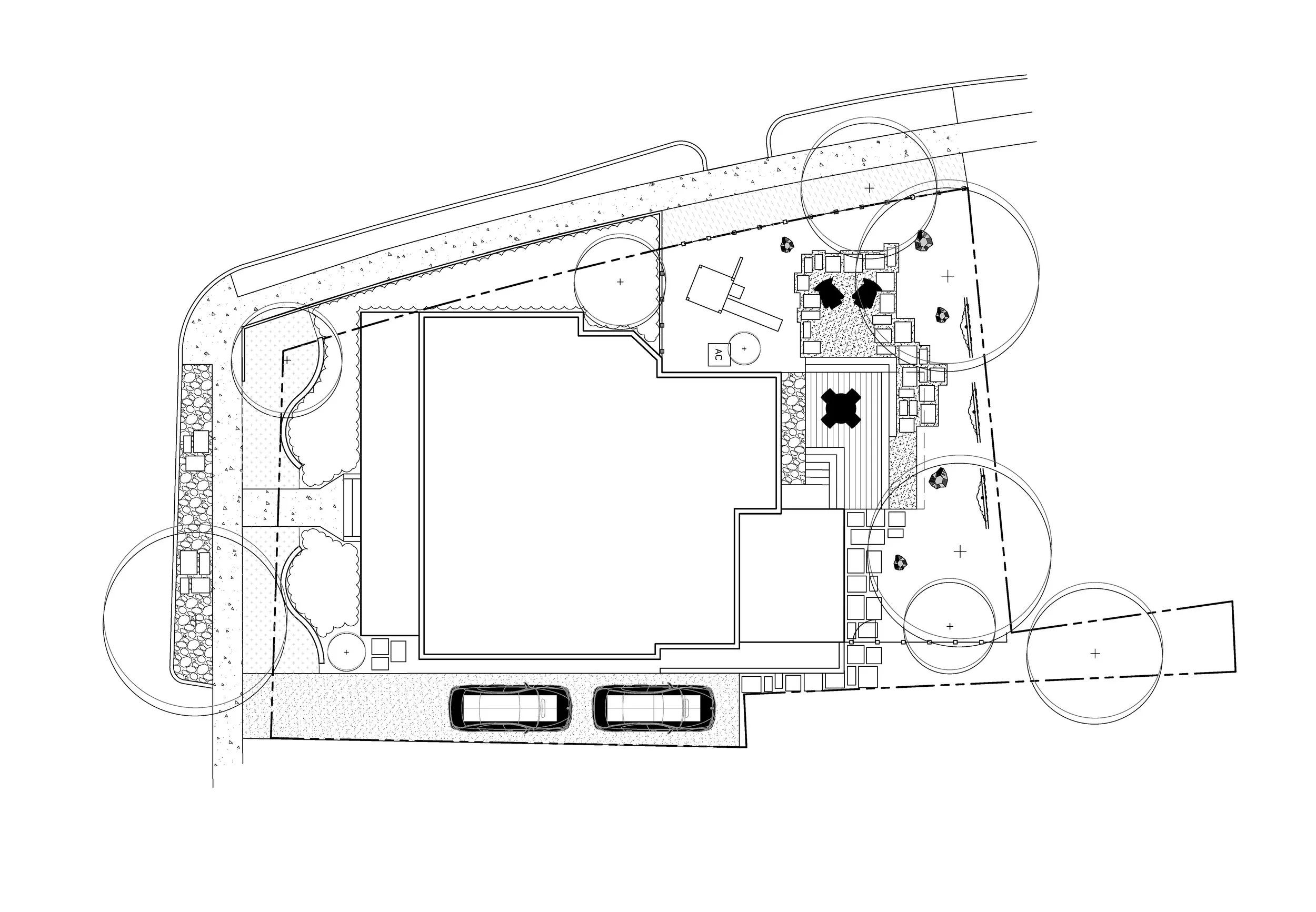 Master landscape sketch in Raleigh, NC