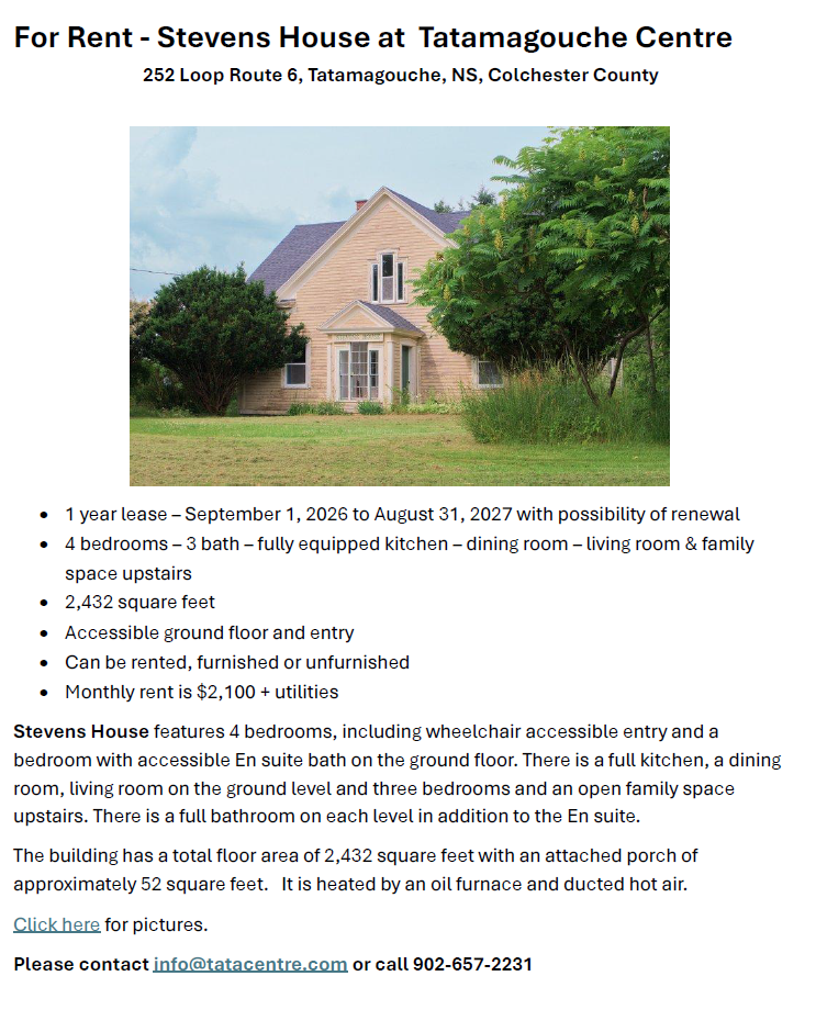 Stevens House 1 Year Lease