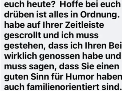 Sie haben Sinn für Humor