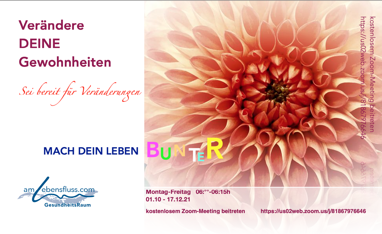 BEWUSSTE VERÄNDERUNG