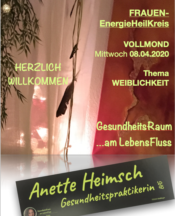 FRAUEN-EnergieHeilKreis - VollMond - LIVE