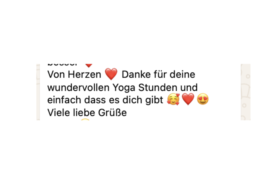wundervolle Yogastunde
