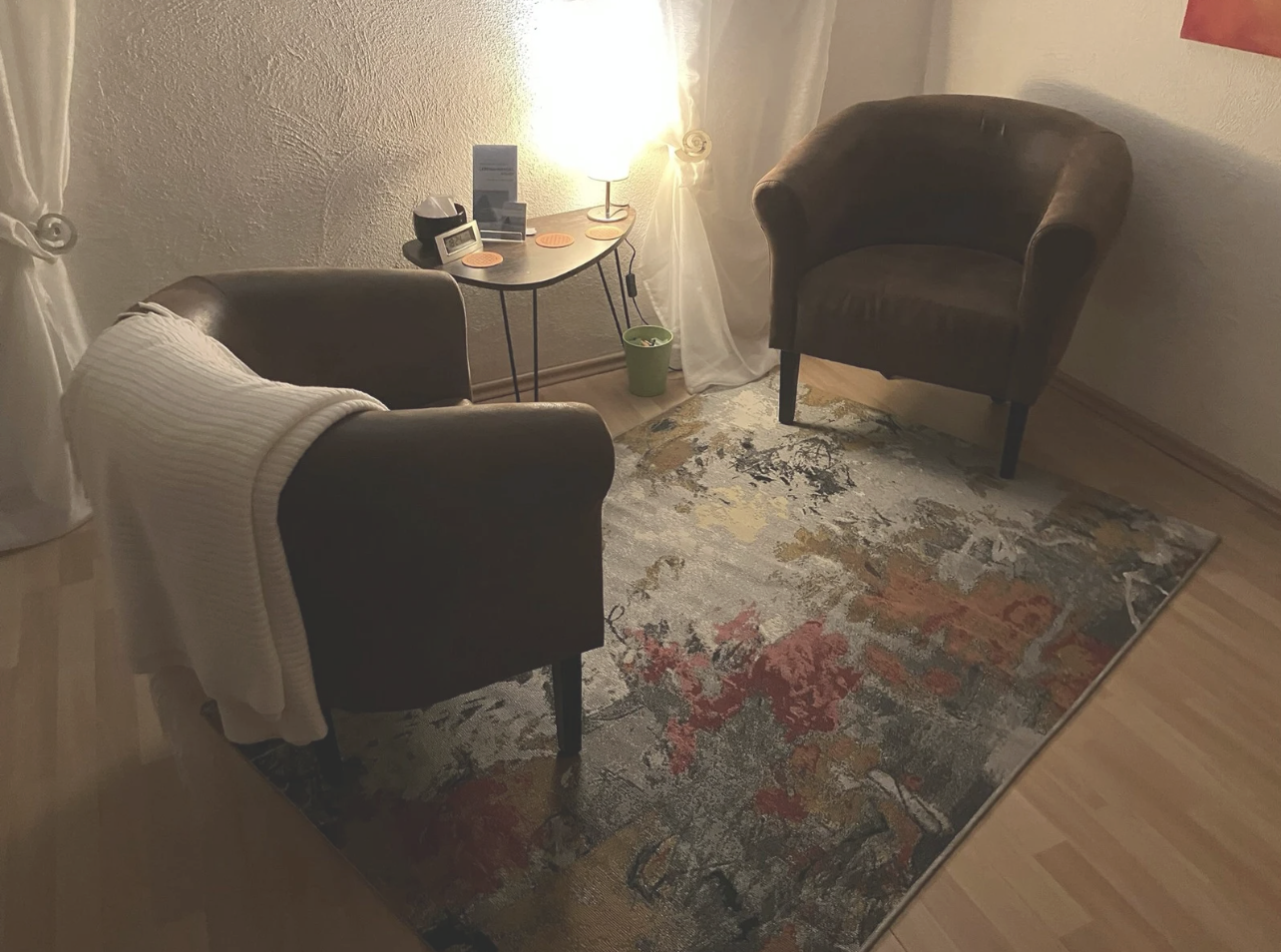 Anette Heimsch - Gesprächsbereich im LEBENimWANDEL_ATELIER in Waiblingen