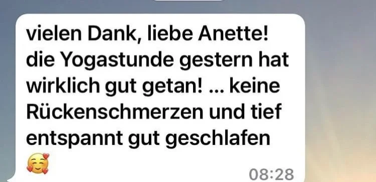 Yoga - meinem Rücken geht es wirklich gut