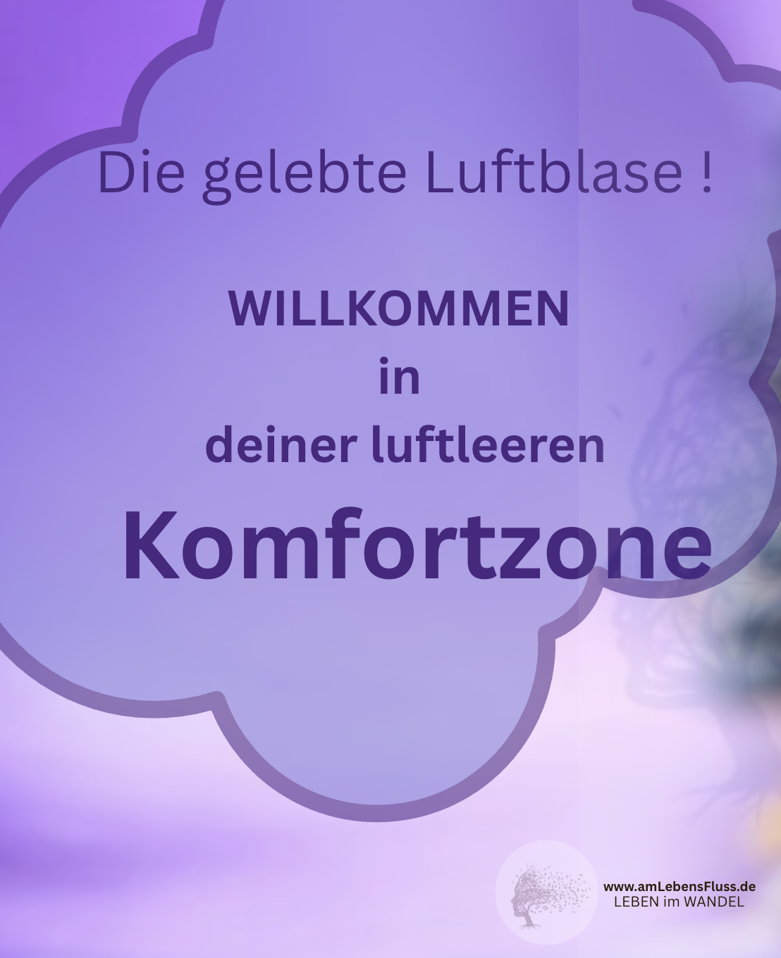 Die gelebte Luftblase – Willkommen in deiner luftleeren Komfortzone
