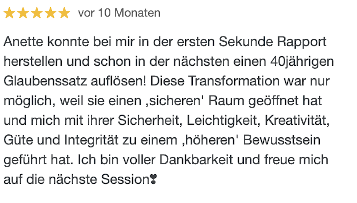 Feedback I ein sicherer Raum I Anette Heimsch