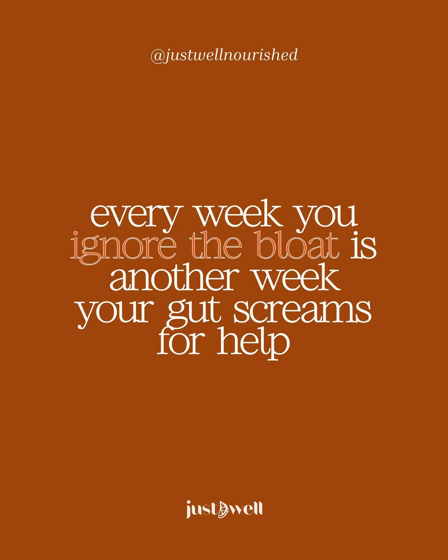 💭 Imagine showing up to the holidays with no bloat, no discomfort, and full confidence in your body again

Every week you ignore the bloat is another week your gut is begging for help

You keep saying you&rsquo;ll start meal prepping next Sunday, or