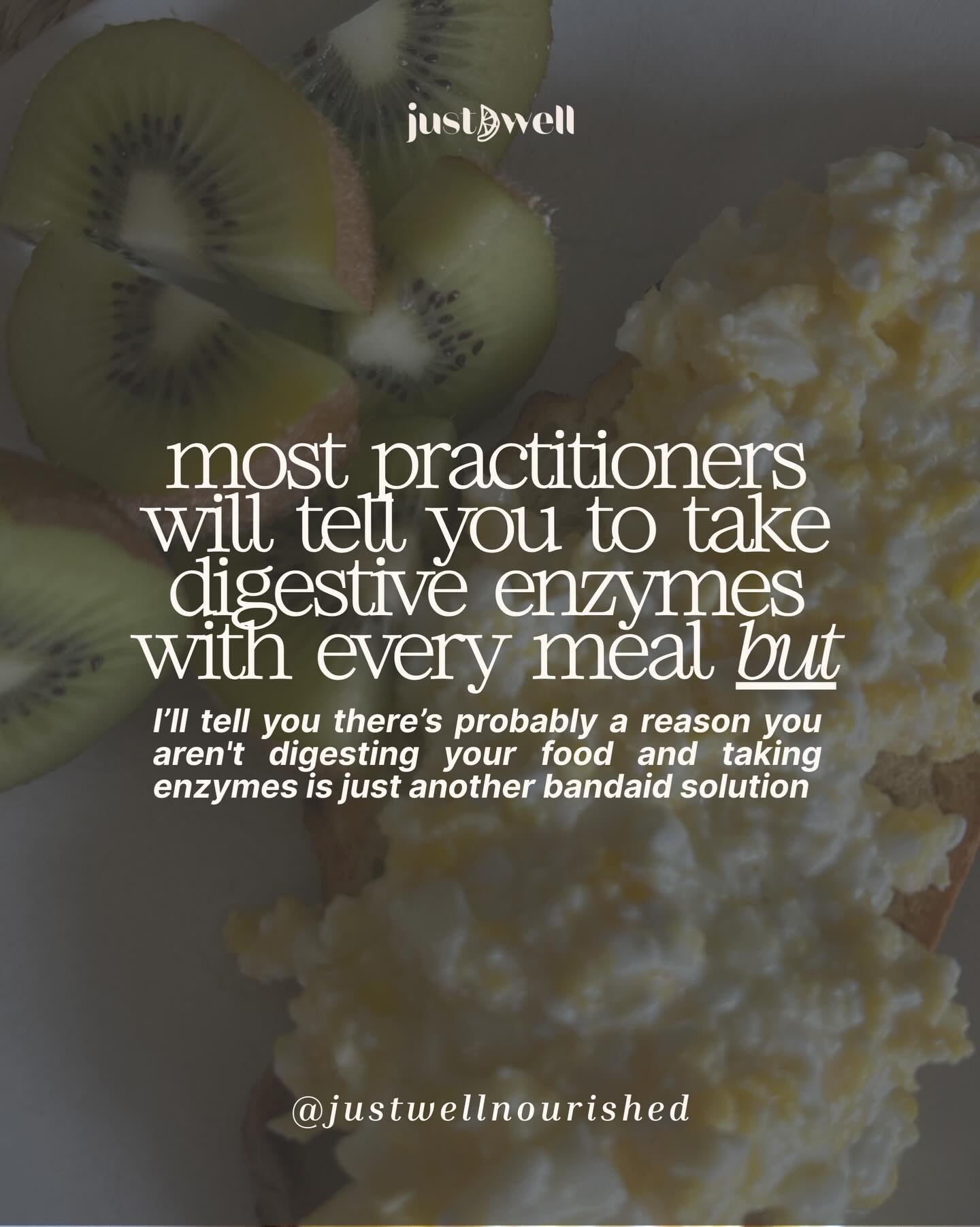 Most practitioners will tell you to take a digestive enzyme with every meal&hellip;

The truth? Your gut is trying to tell you something. 

Maybe it&rsquo;s stress, inflammation, low stomach acid, mineral burnout, underlying infection, or  lifestyle 