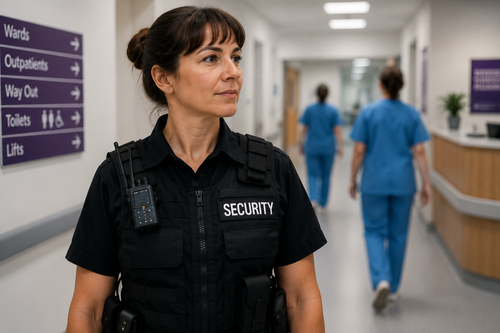 Healthcare Security role in a professional security setting