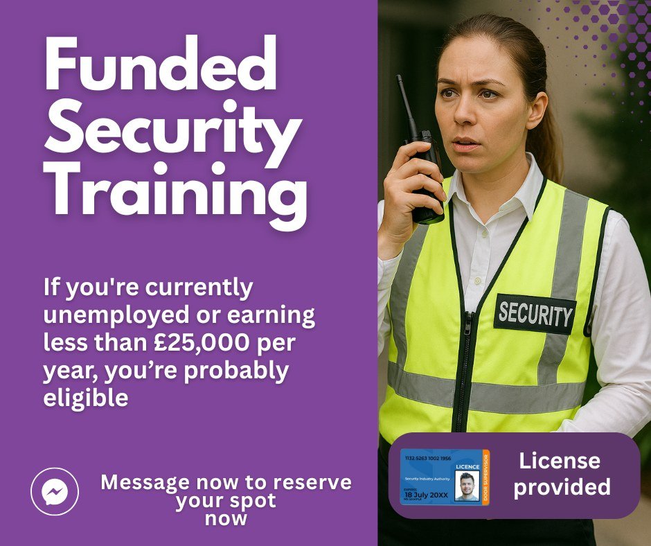 Start Your Career in Security &ndash; SIA Licence Included!
Get fully trained and licensed with our all-in-one Security Training course.
Message now to reserve your spot.

#securitytraining #securityguard #securityofficer #securitylife #privatesecuri