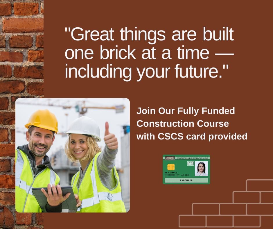 Looking for a career in construction? Whether you're just starting out or looking to upskill, our fully funded Construction Course is the perfect opportunity to get hands-on experience and industry-recognised training &ndash; at no cost to you! Messa