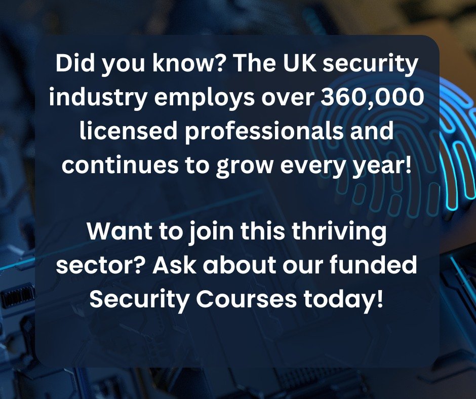 Looking for steady work, great pay, and a role with real responsibility? Our fully funded Security (Door Supervisor) course gives you the training and qualifications to step straight into the industry. SIA Licence funded &ndash; we cover the full cos