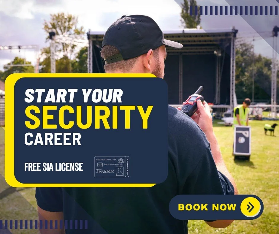 Get Licensed, Get Working!
Join our funded Security Course and get your SIA licence &ndash; fully paid for! We've helped hundreds of people move into work.

Message us now to reserve your spot.
