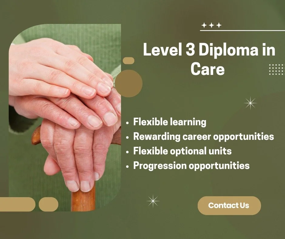 Our funded Level 3 Diploma in Adult Care is designed to help you grow your skills, boost your confidence, and open the door to senior care roles.
✔ Nationally recognised qualification
✔ Fully funded &ndash; no cost to you
✔ Flexible learning around w
