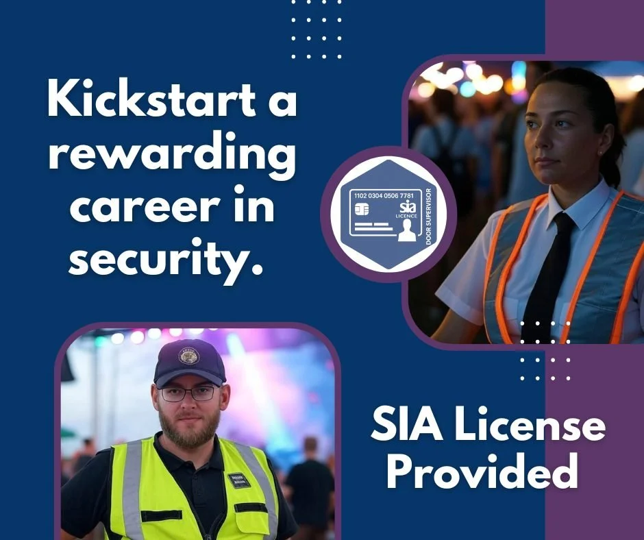 Ready to make a real change? Our fully funded SIA courses give you the licence, the skills, and direct links to employers.
Join a trusted training provider and start your new career in the security sector.