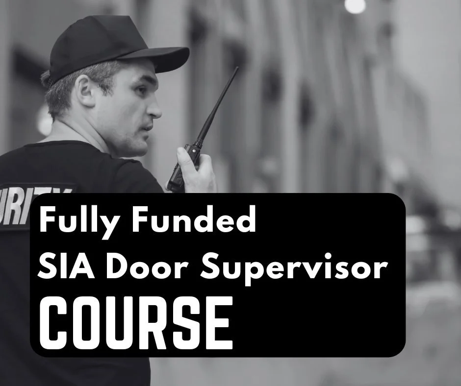 We&rsquo;re offering full training + your SIA licence at no cost (for eligible learners)!
If you're currently unemployed or earning less than &pound;25,750.00, this is your opportunity to gain a recognised qualification and step into a reliable, in-d