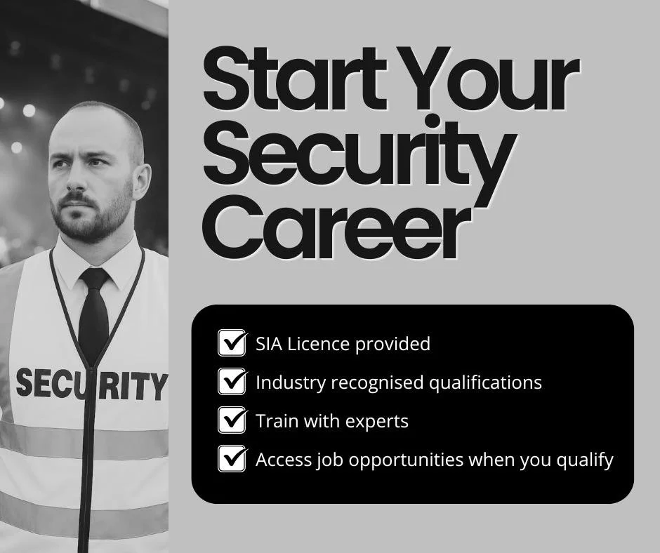 Ready to train for a career in security?

Our funded Security Course gives you the qualifications, knowledge and confidence needed to enter a growing industry with real employment opportunities.

You&rsquo;ll gain your SIA licence, achieve industry-r