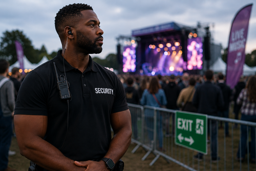 Events & Festivals role in a professional security setting