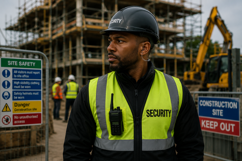 Construction Security role in a professional security setting