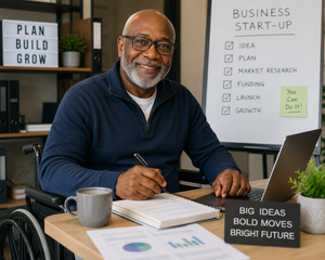 Learner planning a business start-up