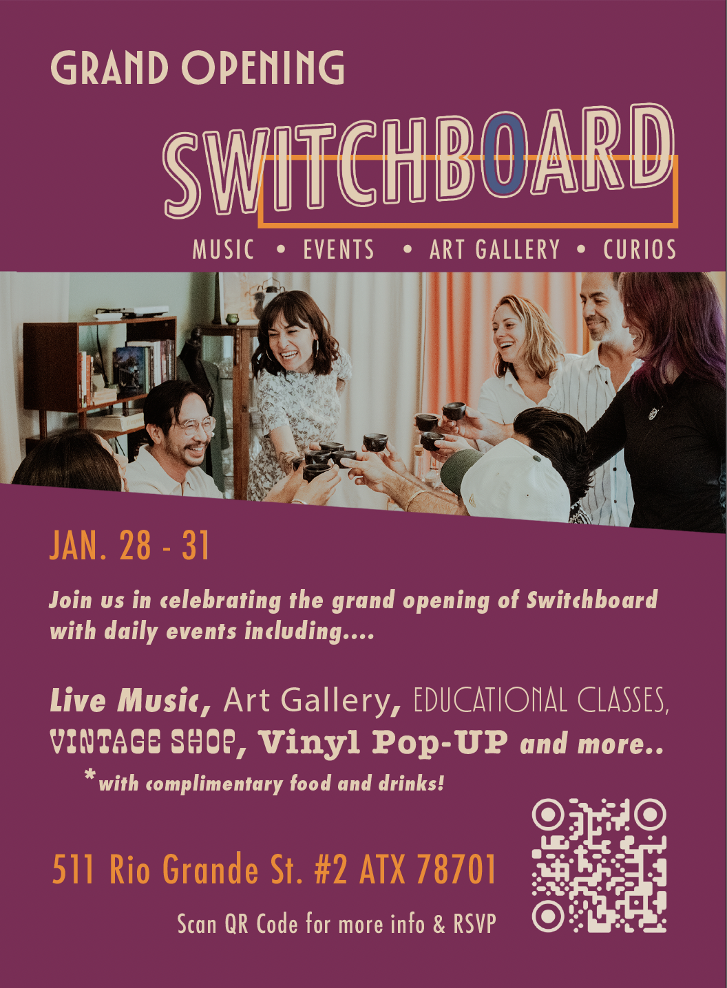 SWITCHBOARD GRAND OPENING