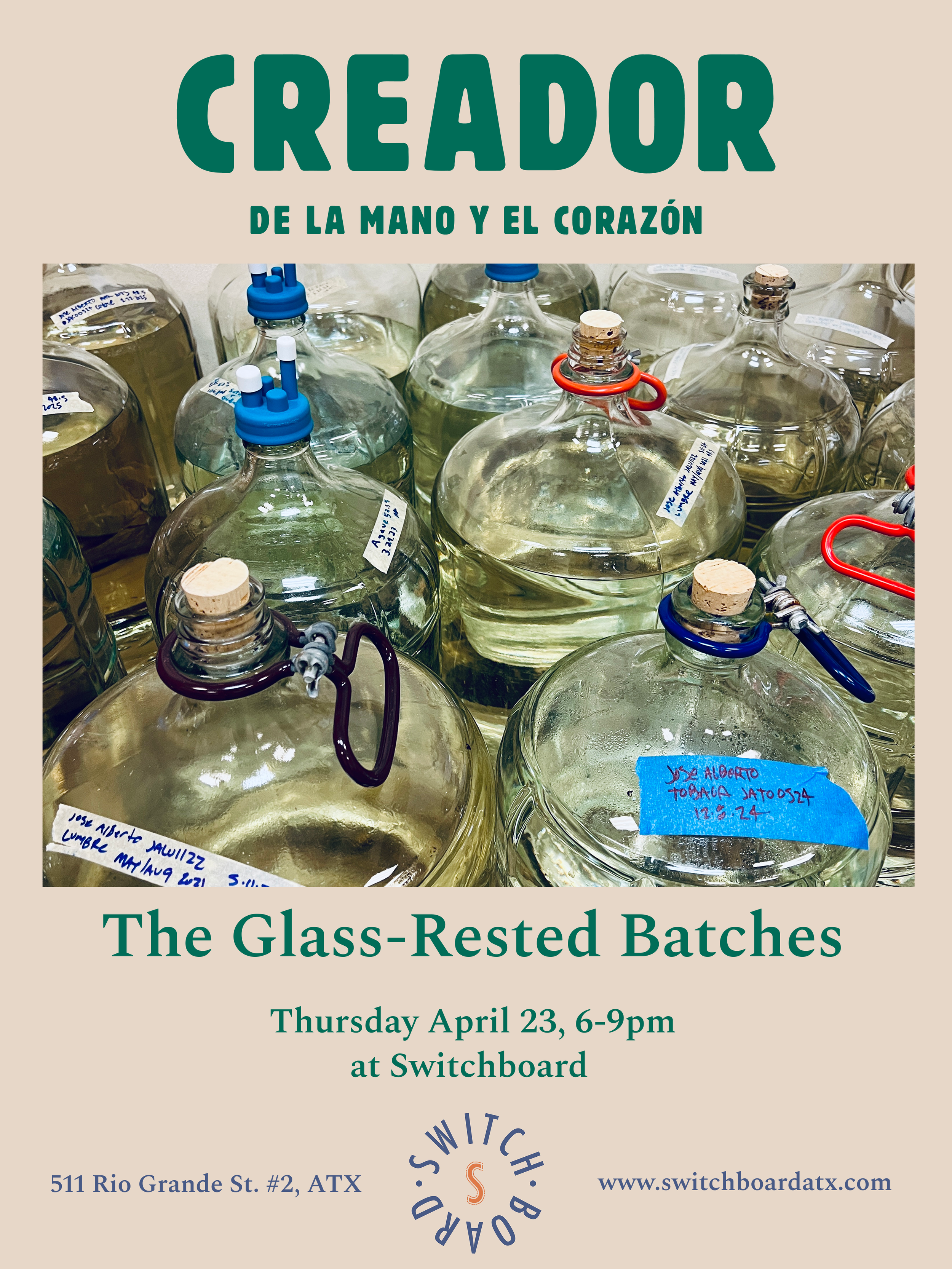 Creador Agave Spirits: The Glass Rested Batches