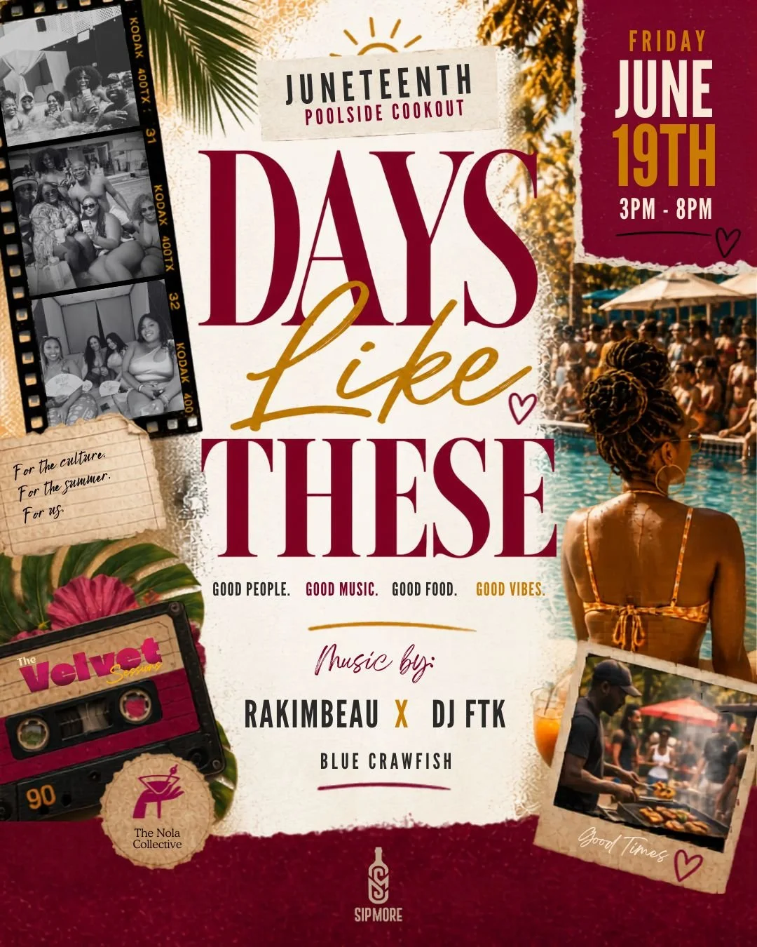 Days Like These: Juneteenth Poolside Cookout