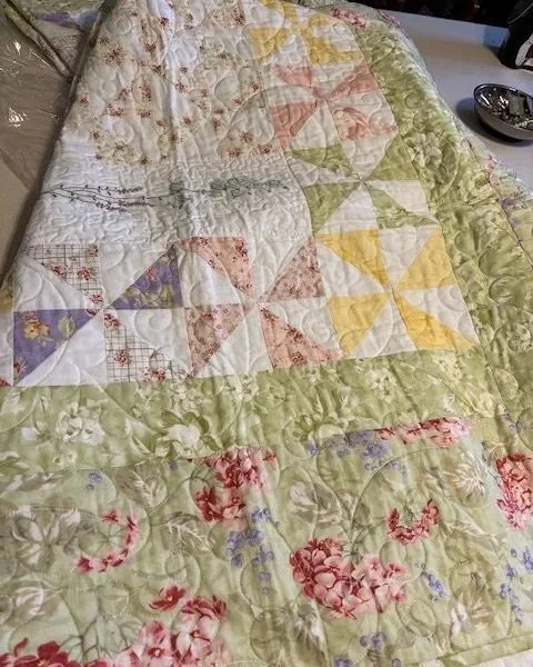 More details of the original quilt and its border