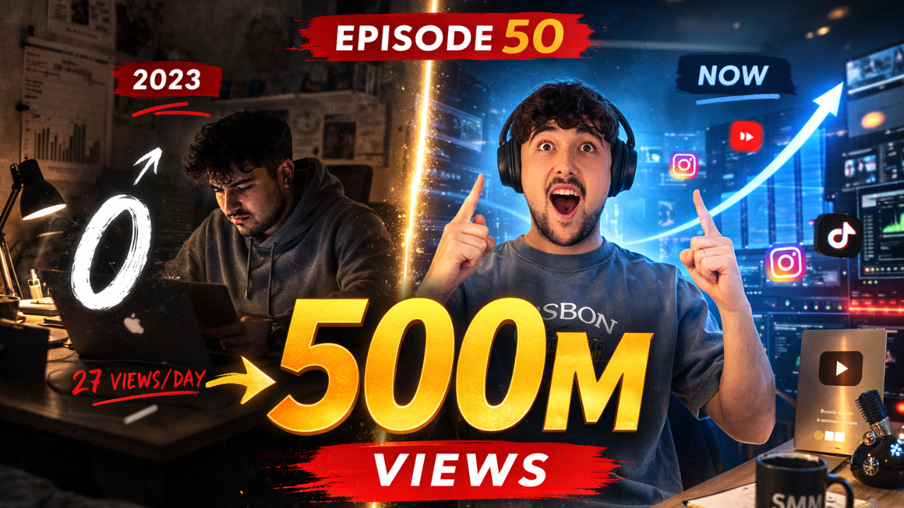 How I went from 0 to 500 Million Views - Episode 50