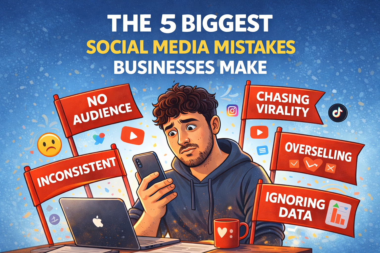 The 5 Biggest Social Media Mistakes Businesses Make - Episode 51
