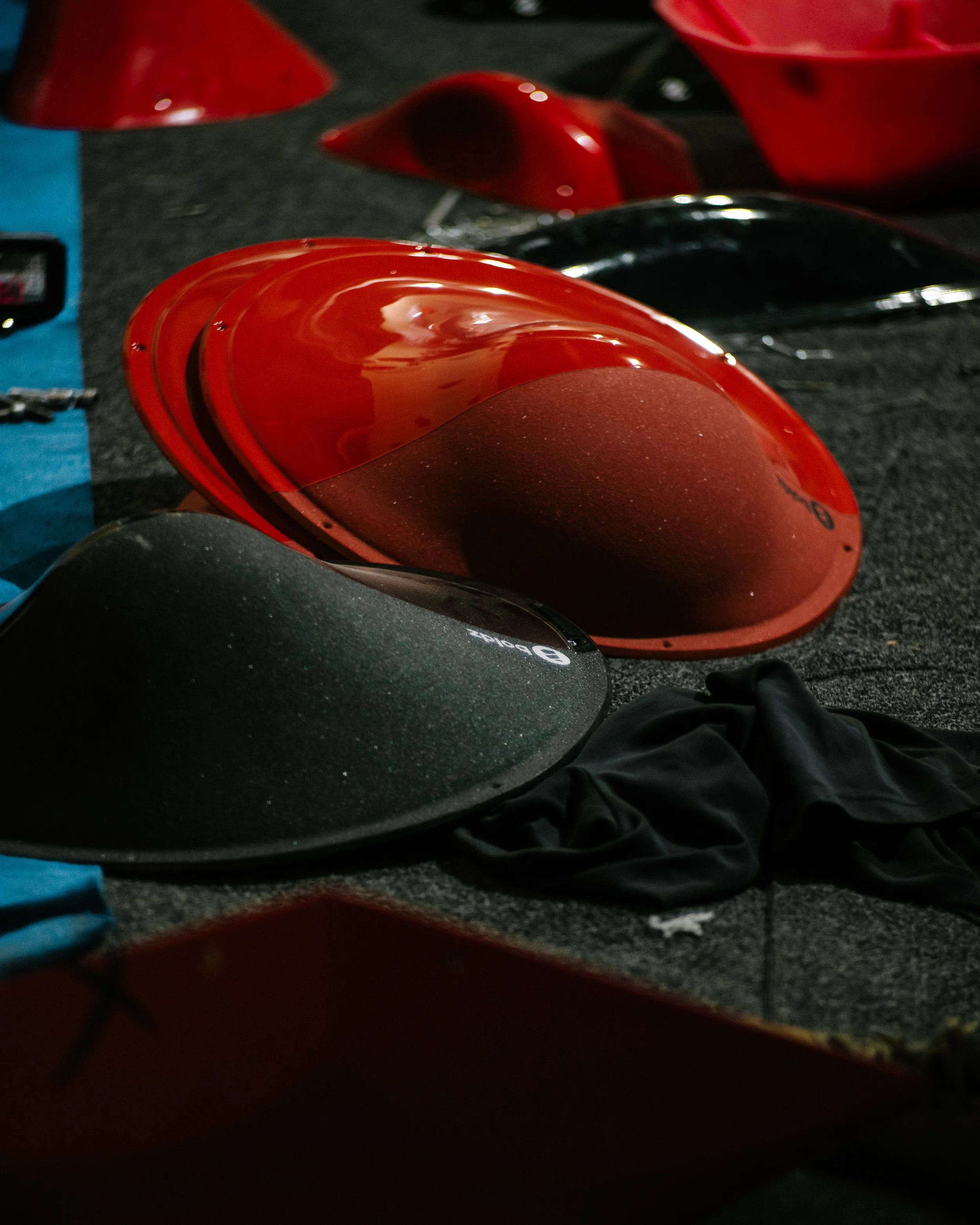 Boldz Holds Portals fiberglass macros at TBA 4 Climbing District Paris