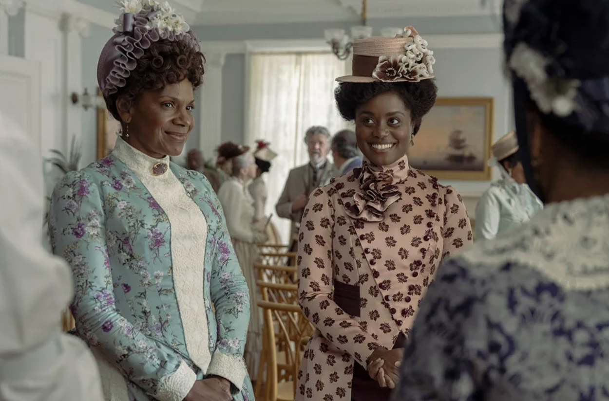 Julian Fellowes and Sonja Warfield