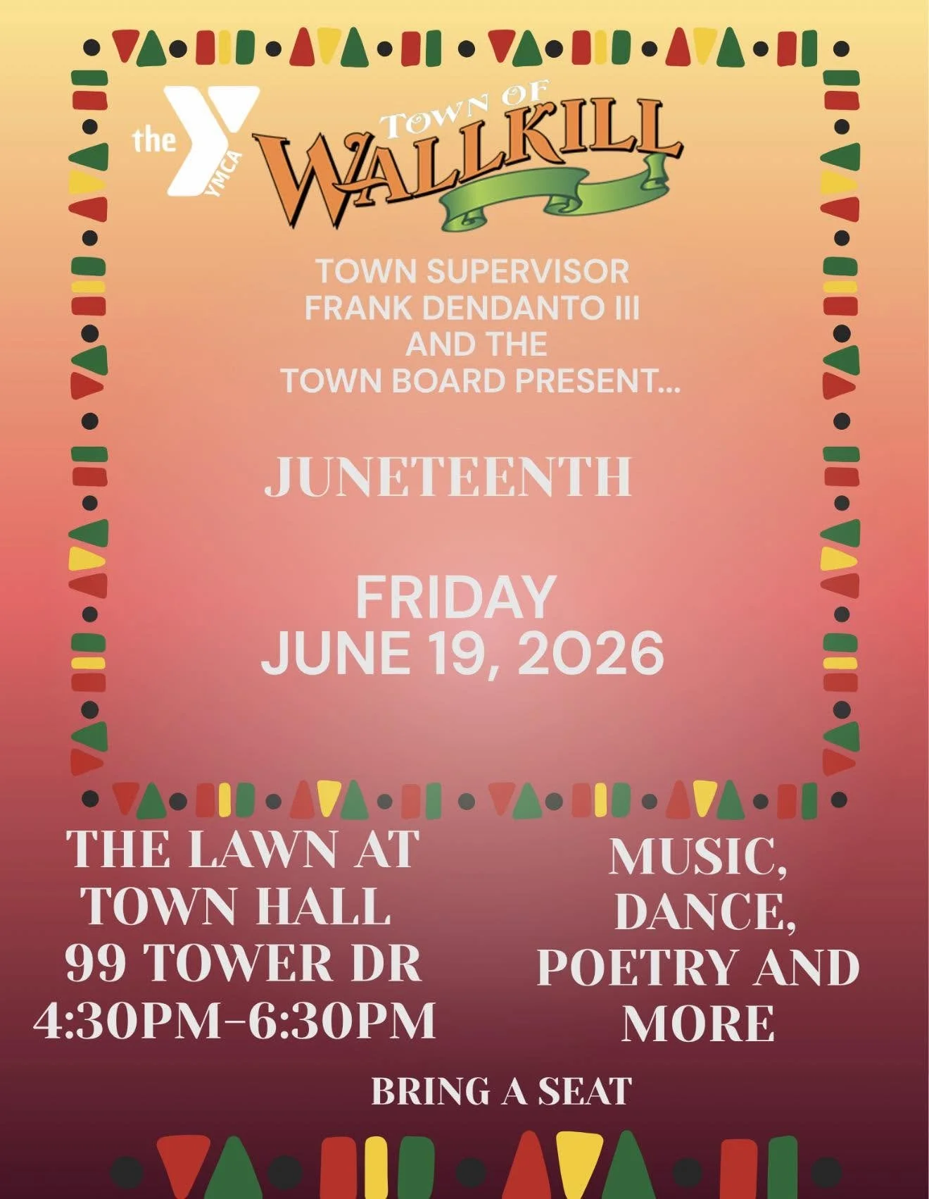 Juneteenth Celebration on the Town Hall lawn!