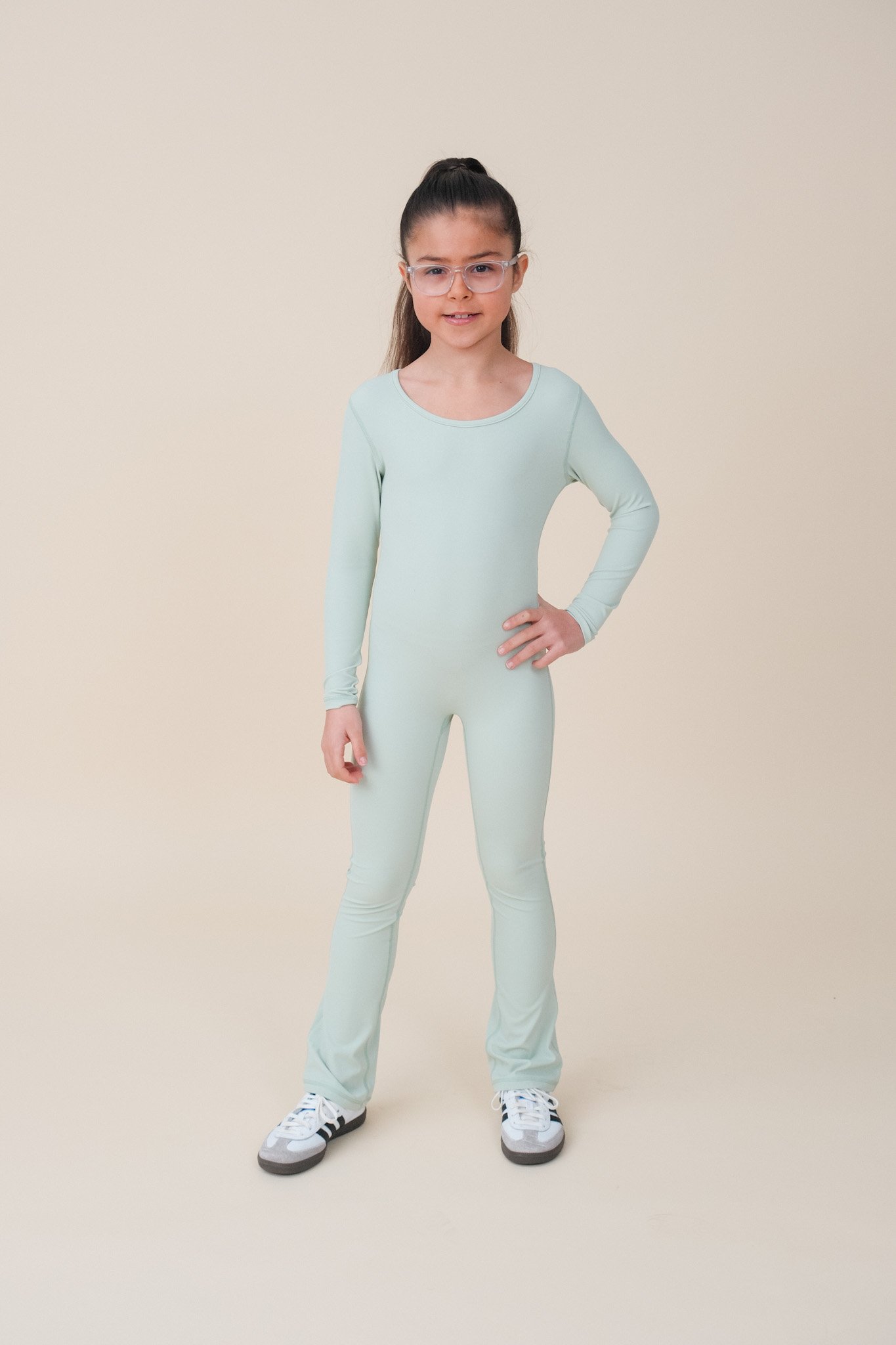 Monae Mint Flared Jumpsuit