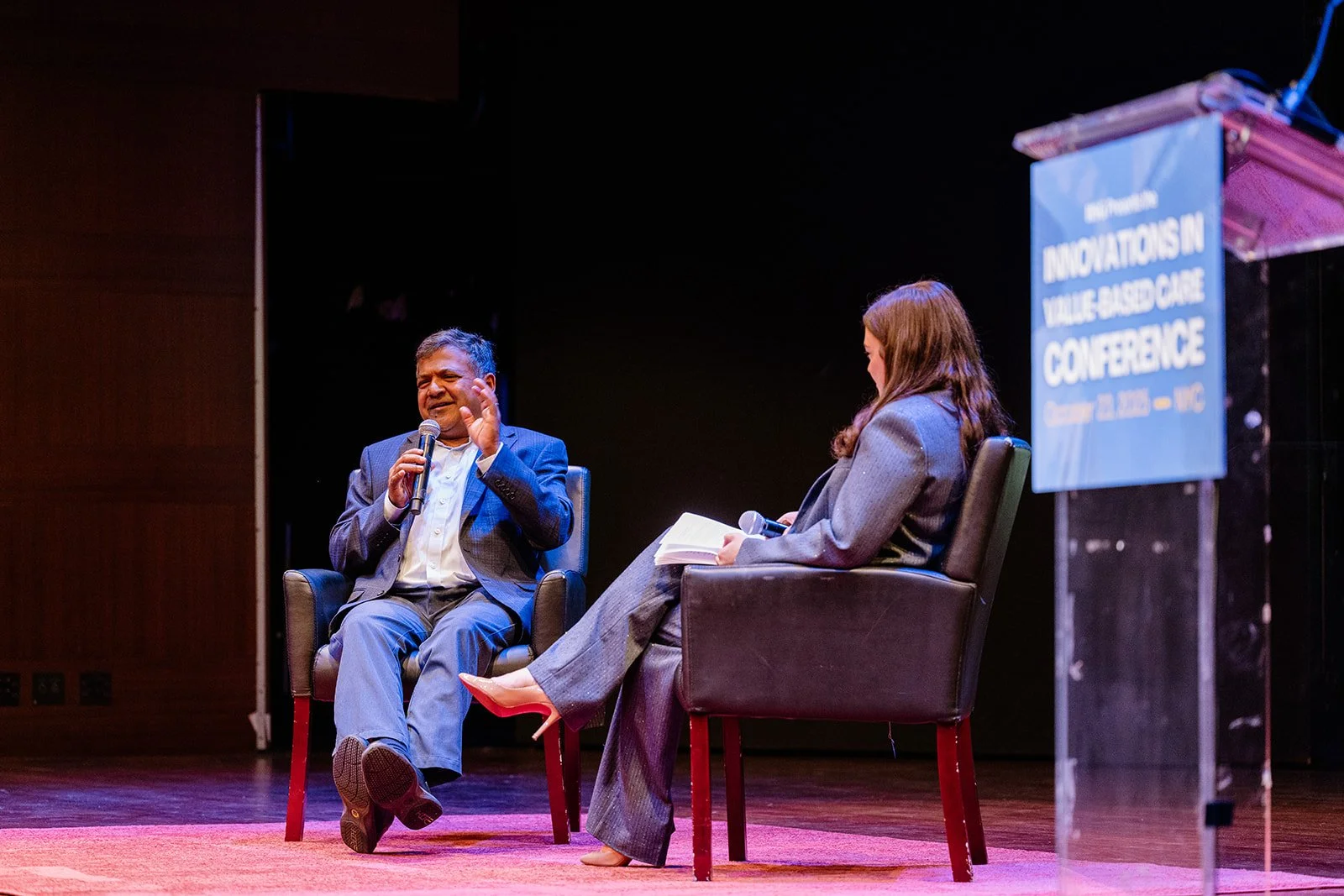  Rushika Fernandopulle, MD CEO of Liza Health and Juliette Price CSO of HSG. 