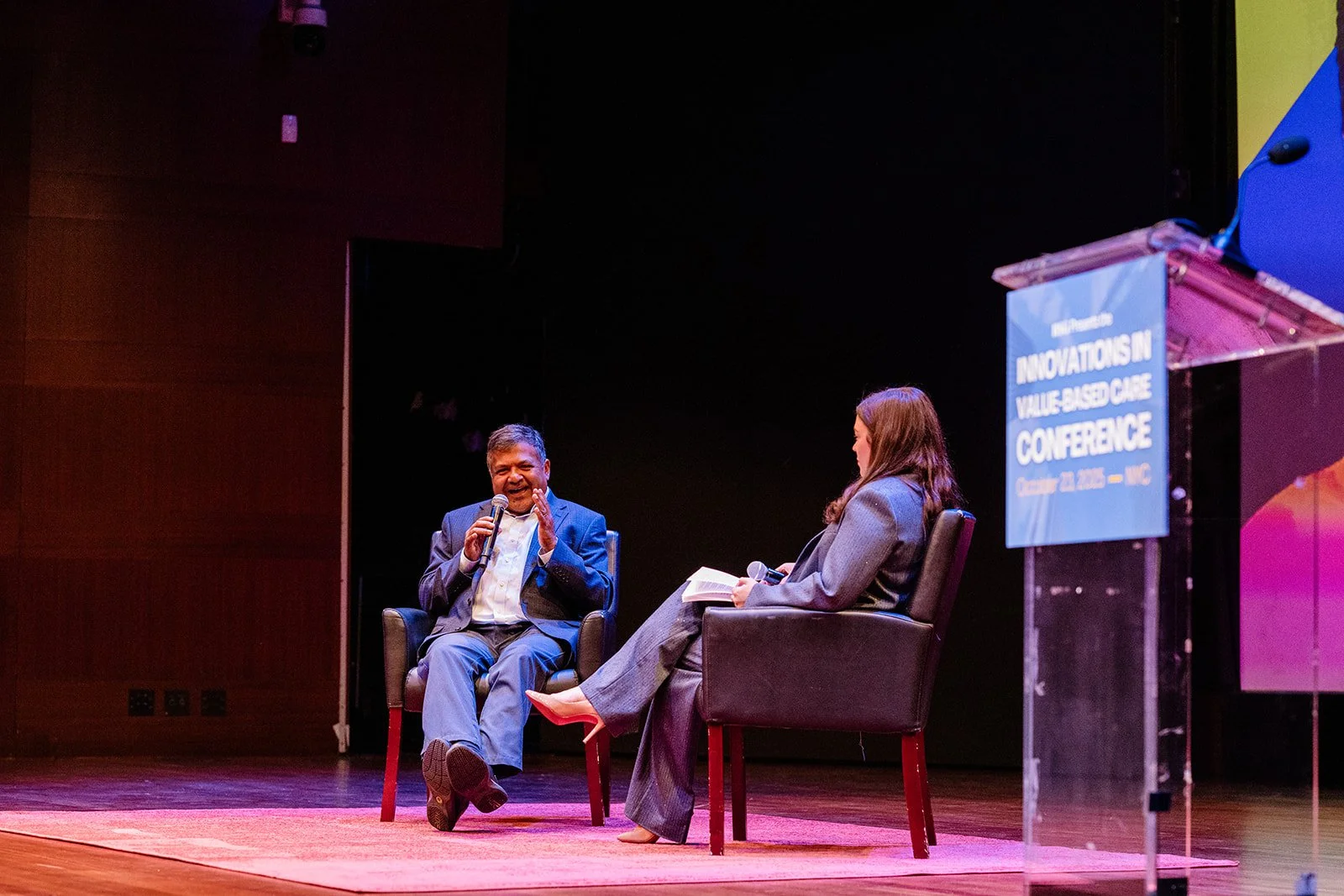  Rushika Fernandopulle, MD CEO of Liza Health and Juliette Price CSO of HSG. 