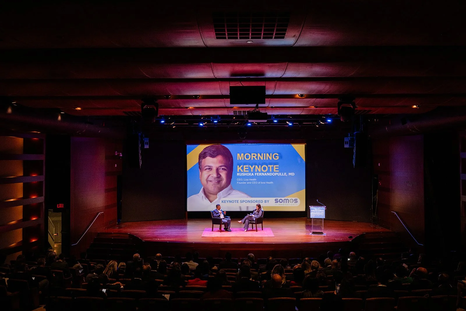  Rushika Fernandopulle, MD CEO of Liza Health and Juliette Price CSO of HSG. 