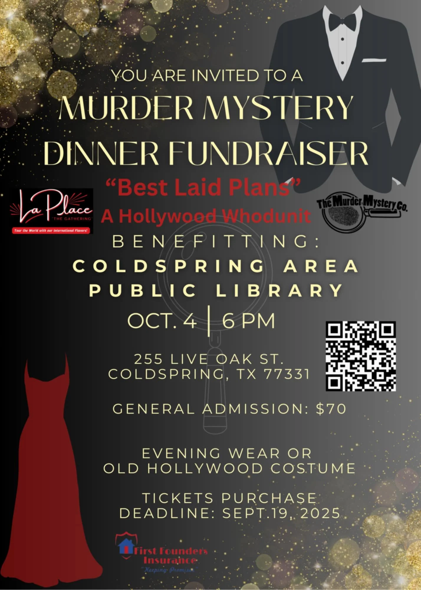Murder Mystery Dinner Fundraiser
