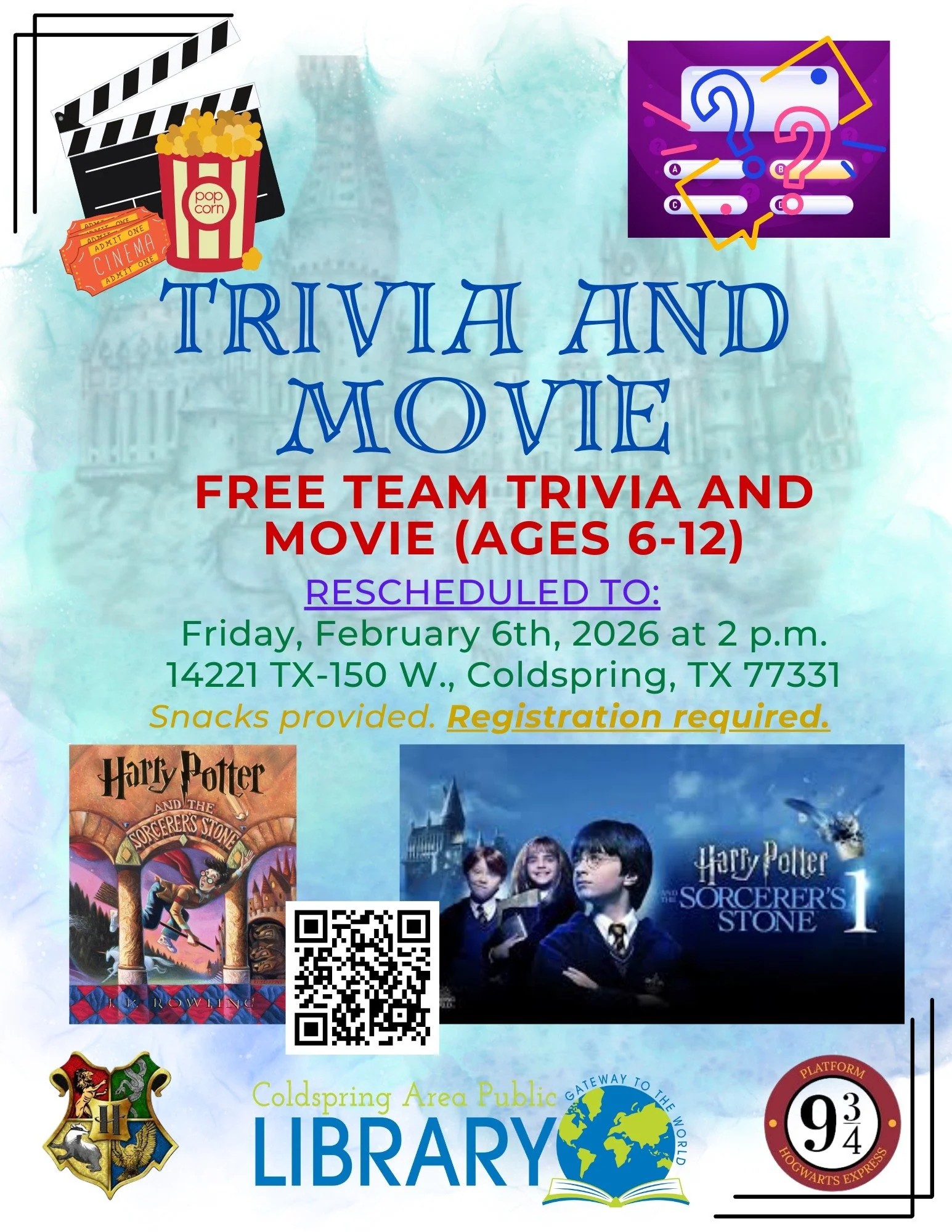 Trivia & Movie Day at the Coldspring Library