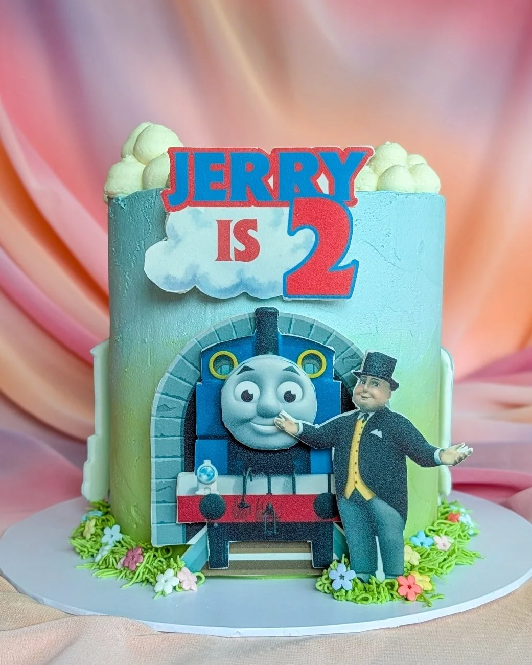 A Thomas the Tank Engine cake for Jerry&rsquo;s 2nd birthday 🚂
Pastel ombr&eacute; buttercream, edible print details, and made vegan and without gluten. 
Proof that &ldquo;free-from&rdquo; doesn&rsquo;t have to mean boring!
My diary for the next cou