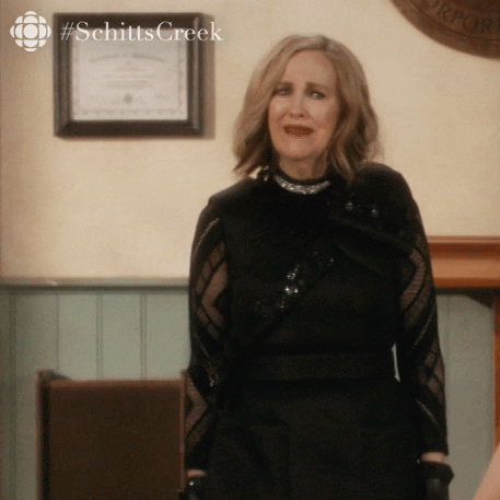 Moira Rose saying "Oh God No."