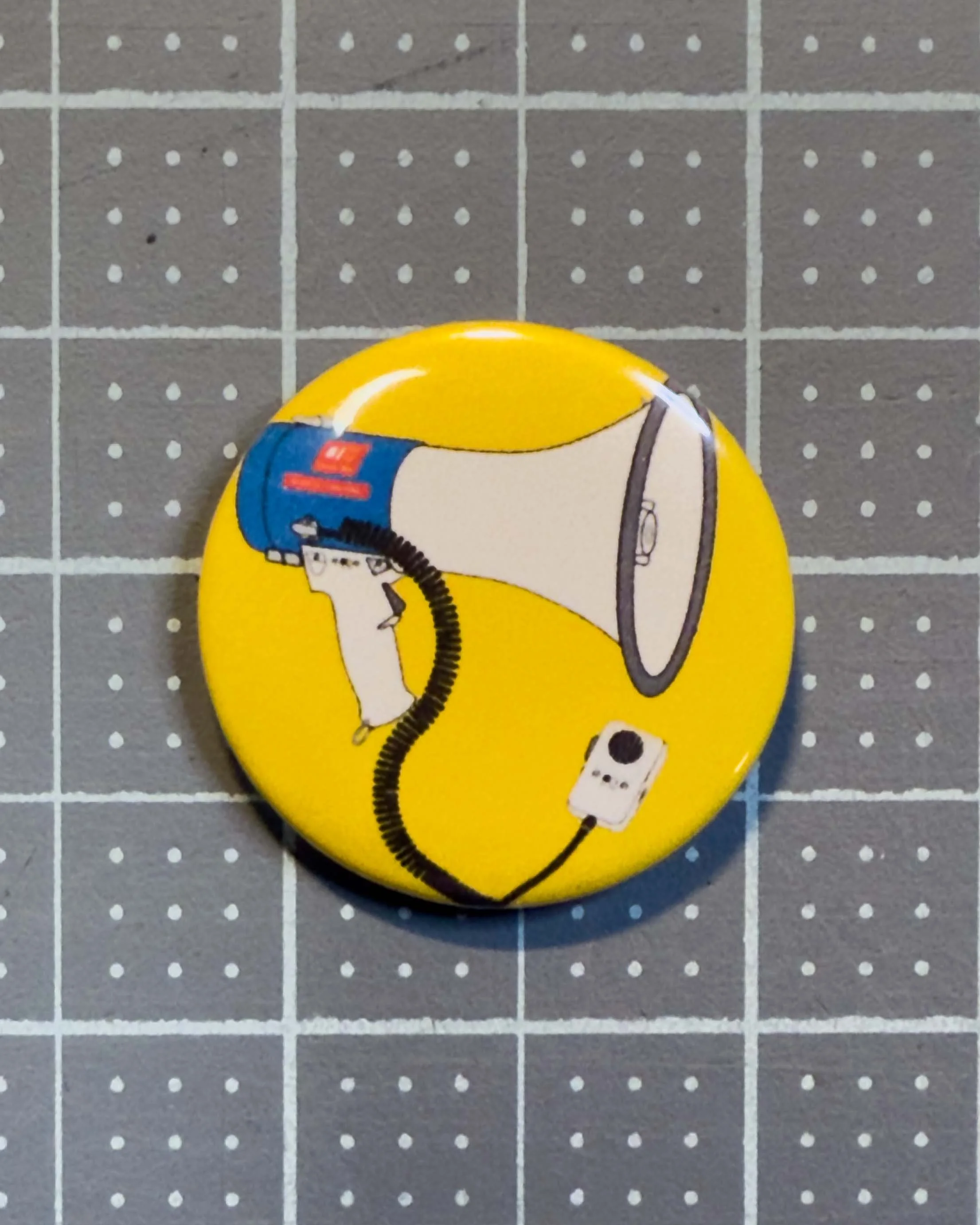 Megaphone Button