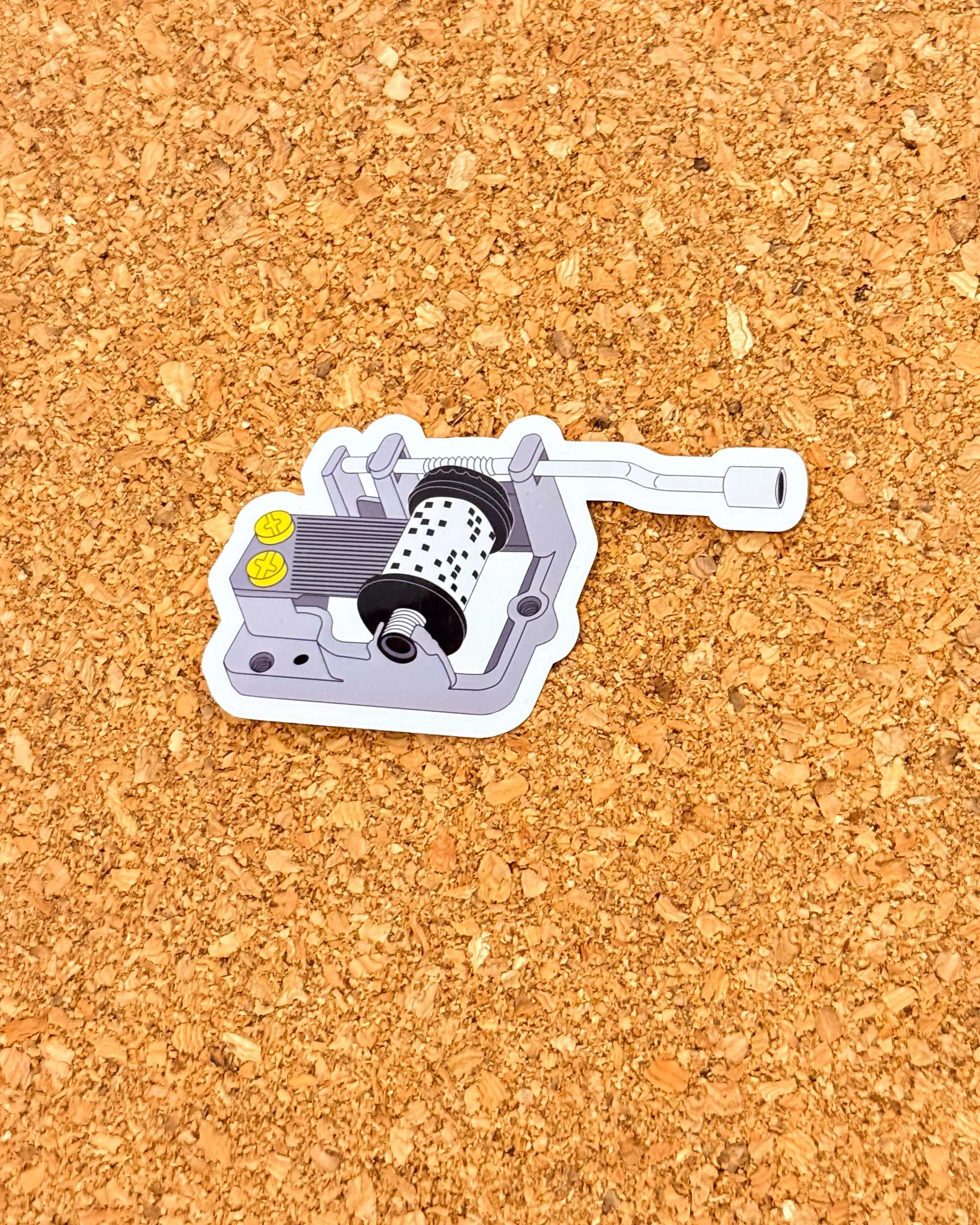 Wind Me Up Sticker