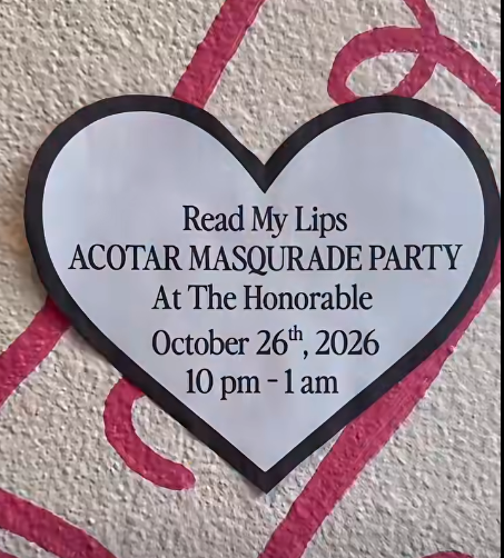READ MY LIPS BOOKSTORE MASQUERADE PARTY