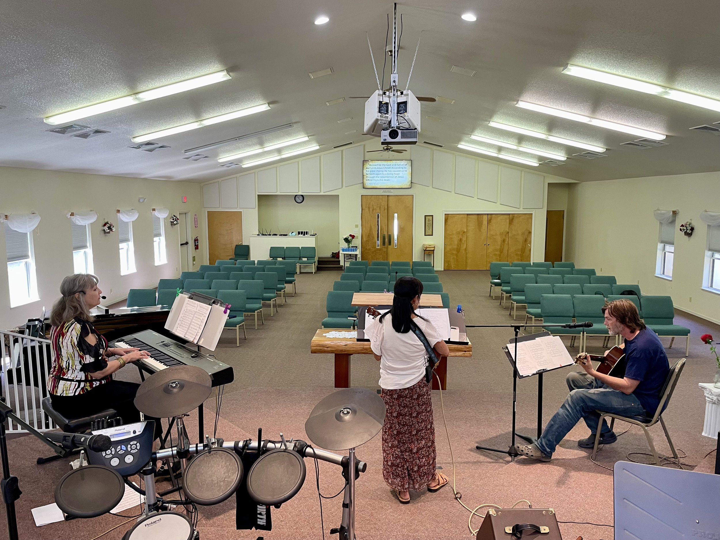 FRBC Worship Team practice