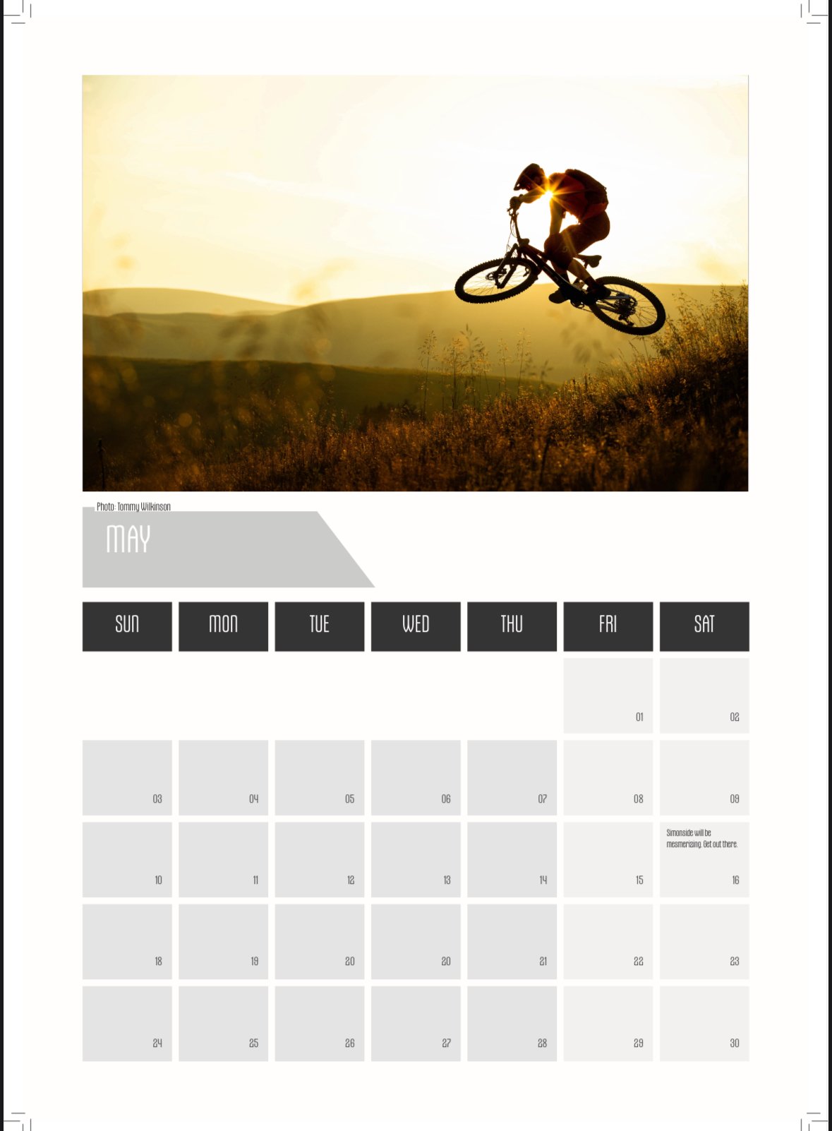 2026 cycling calendar